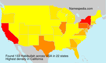 Surname Habibullah in USA Surname Habibullah in USA