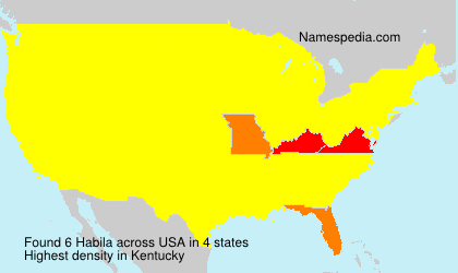 Surname Habila in USA Surname Habila in USA