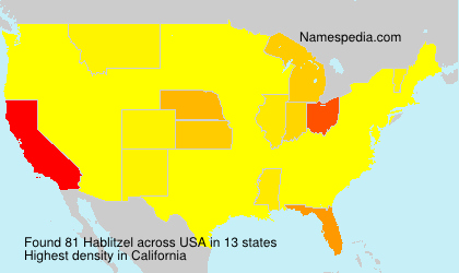 Surname Hablitzel in USA Surname Hablitzel in USA