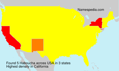 Surname Haboucha in USA Surname Haboucha in USA