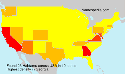 Surname Habtamu in USA Surname Habtamu in USA