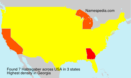 Surname Habtegaber in USA Surname Habtegaber in USA