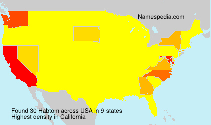 Surname Habtom in USA Surname Habtom in USA