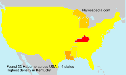 Surname Haburne in USA Surname Haburne in USA