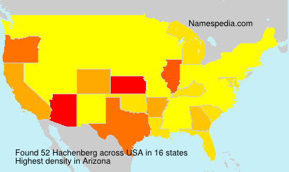 Surname Hachenberg in USA Surname Hachenberg in USA