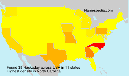Surname Hackaday in USA Surname Hackaday in USA