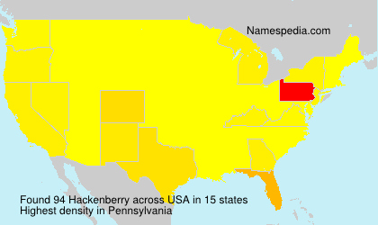 Surname Hackenberry in USA Surname Hackenberry in USA