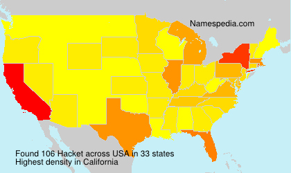 Surname Hacket in USA Surname Hacket in USA