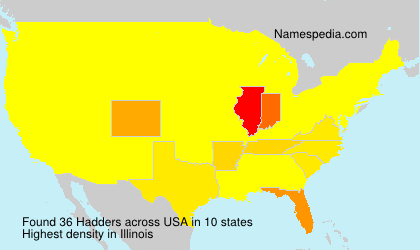 Surname Hadders in USA Surname Hadders in USA