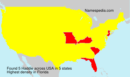 Surname Haddie in USA Surname Haddie in USA