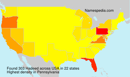 Surname Hadeed in USA Surname Hadeed in USA