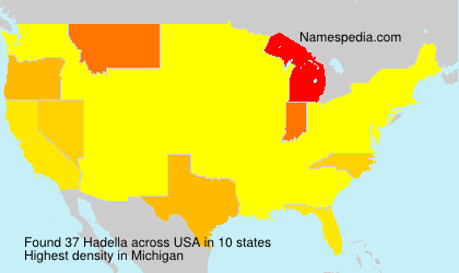 Surname Hadella in USA Surname Hadella in USA