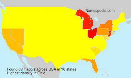 Surname Hadgis in USA Surname Hadgis in USA