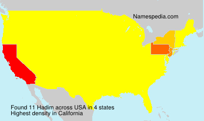 Surname Hadim in USA Surname Hadim in USA