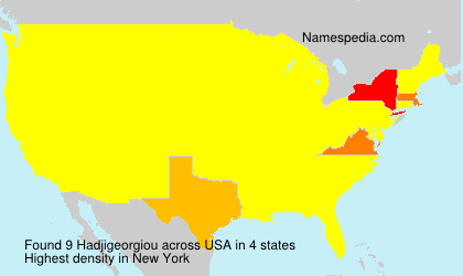 Surname Hadjigeorgiou in USA Surname Hadjigeorgiou in USA