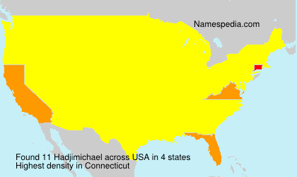 Surname Hadjimichael in USA Surname Hadjimichael in USA