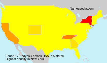 Surname Hadynski in USA Surname Hadynski in USA