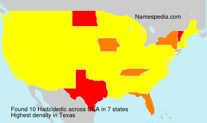 Surname Hadzidedic in USA Surname Hadzidedic in USA