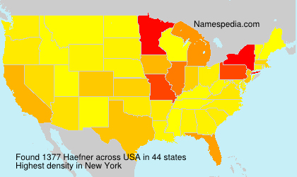 Surname Haefner in USA Surname Haefner in USA
