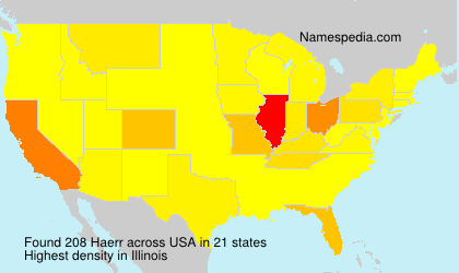 Surname Haerr in USA Surname Haerr in USA