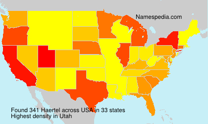Surname Haertel in USA Surname Haertel in USA