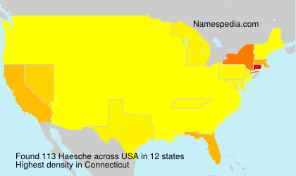 Surname Haesche in USA Surname Haesche in USA