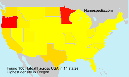 Surname Hafdahl in USA Surname Hafdahl in USA