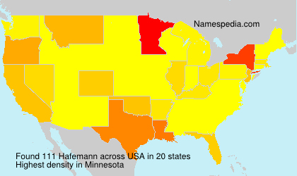 Surname Hafemann in USA Surname Hafemann in USA