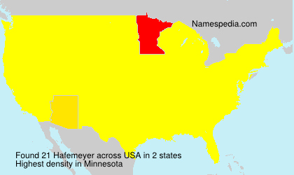 Surname Hafemeyer in USA Surname Hafemeyer in USA