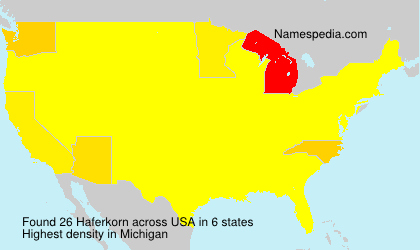 Surname Haferkorn in USA Surname Haferkorn in USA