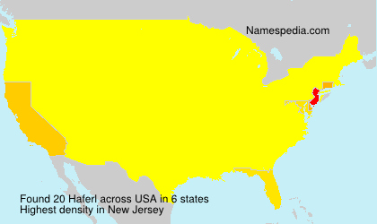 Surname Haferl in USA Surname Haferl in USA