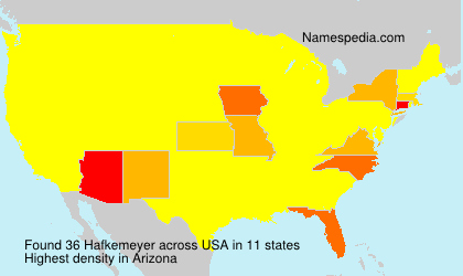Surname Hafkemeyer in USA Surname Hafkemeyer in USA