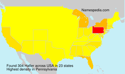 Surname Hafler in USA Surname Hafler in USA