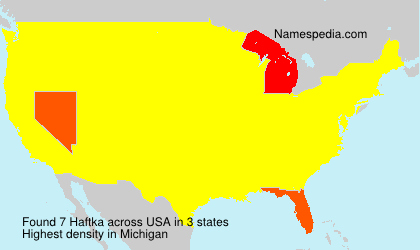 Surname Haftka in USA