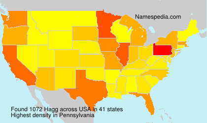 Surname Hagg in USA Surname Hagg in USA