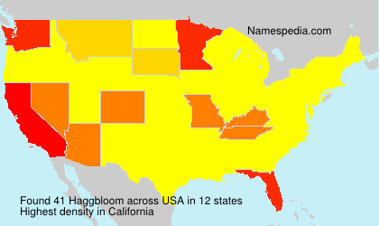 Surname Haggbloom in USA Surname Haggbloom in USA