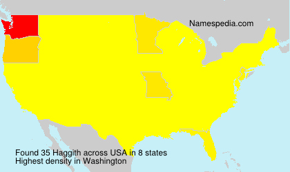 Surname Haggith in USA Surname Haggith in USA