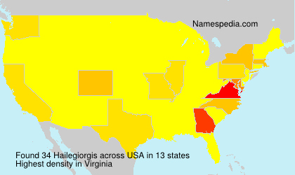 Surname Hailegiorgis in USA Surname Hailegiorgis in USA
