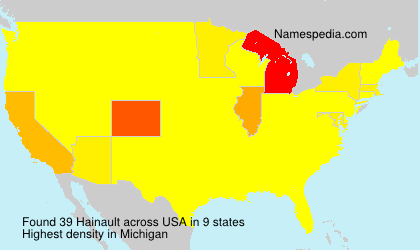 Surname Hainault in USA Surname Hainault in USA