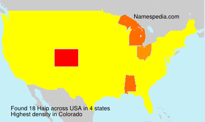 Surname Haip in USA Surname Haip in USA