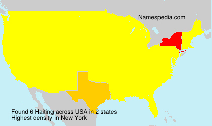Surname Haiting in USA Surname Haiting in USA