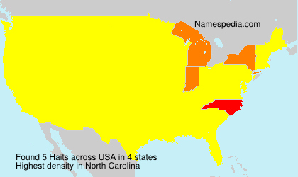Surname Haits in USA Surname Haits in USA