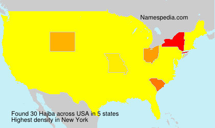 Surname Hajba in USA Surname Hajba in USA