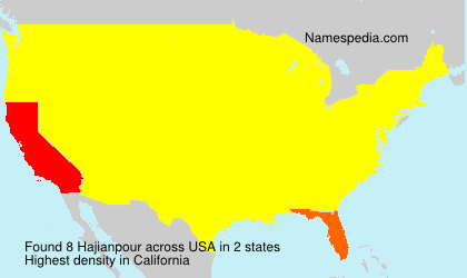 Surname Hajianpour in USA Surname Hajianpour in USA