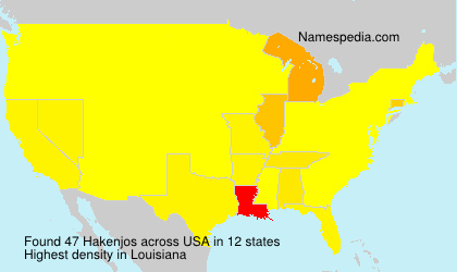 Surname Hakenjos in USA Surname Hakenjos in USA