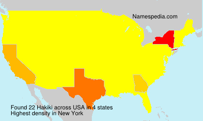 Surname Hakiki in USA Surname Hakiki in USA