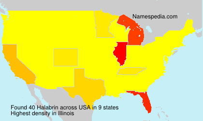 Surname Halabrin in USA Surname Halabrin in USA