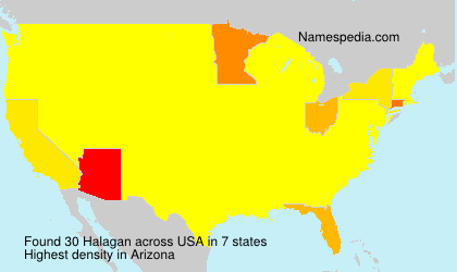 Surname Halagan in USA Surname Halagan in USA