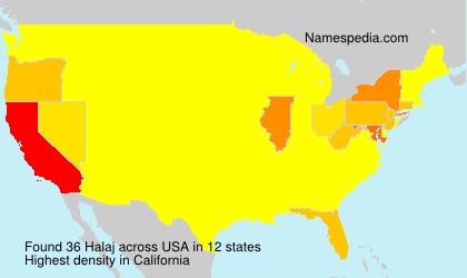 Surname Halaj in USA Surname Halaj in USA