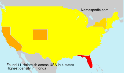 Surname Halamish in USA Surname Halamish in USA